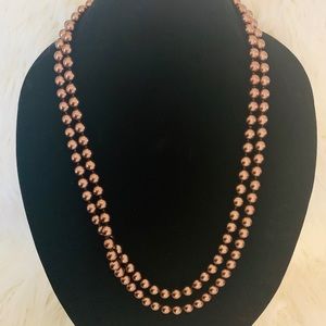 Long beaded necklace